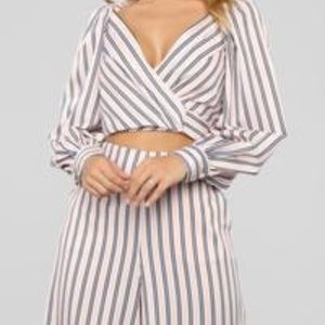 2 piece matching trouser set